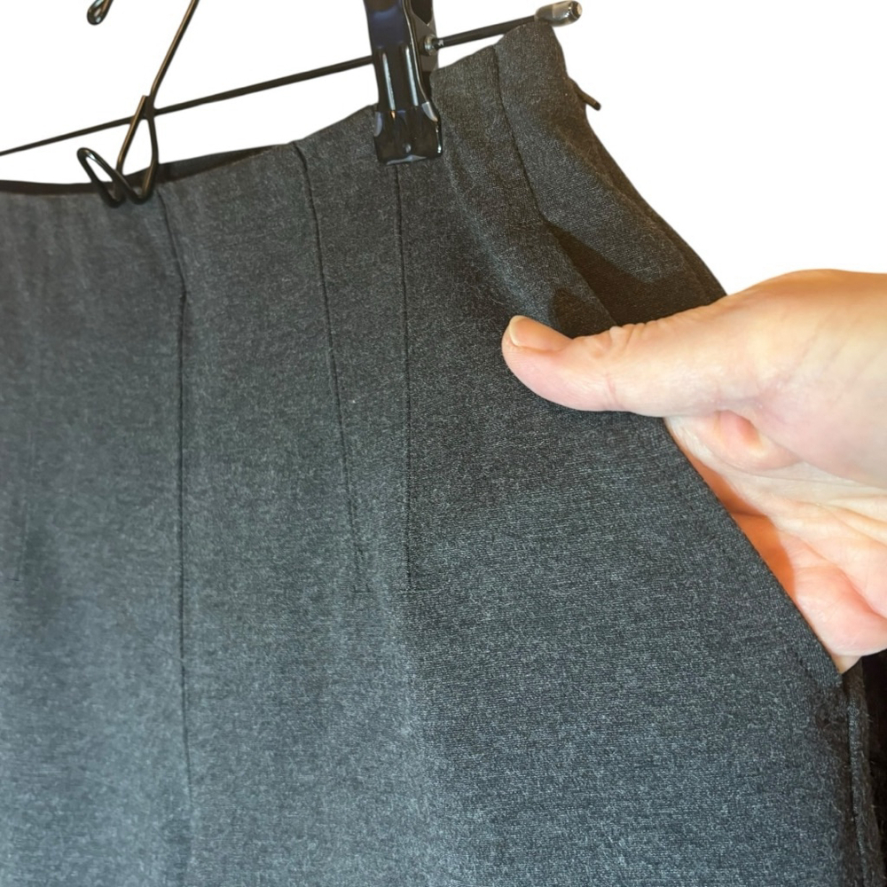 Kit and Ace Marlowe Side Zip Ponte Ankle Pant, Charcoal, 6 - Picture 5 of 16